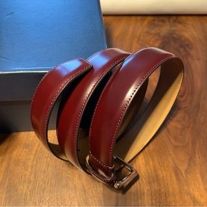 New Cole Haan Men’s burgundy belt - size 34